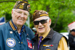 Veterans stand together